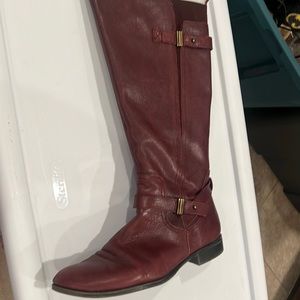 Naturalizer Size 12 Red Riding Boots like new